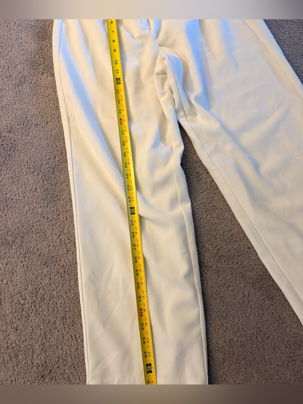 dressbarn Cream Women’s Dress Pants - Straight Leg - Picture 5 of 5